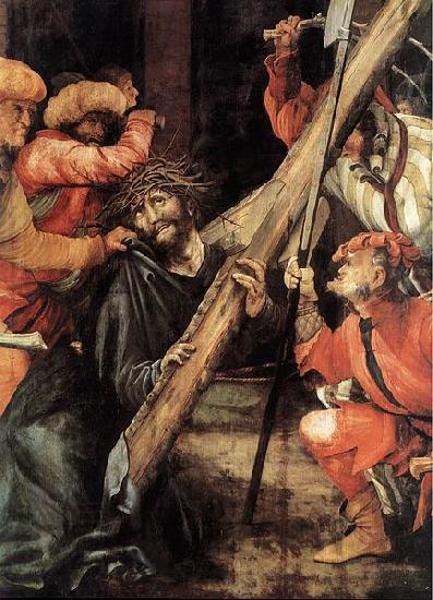 Matthias Grunewald Carrying the Cross oil painting picture